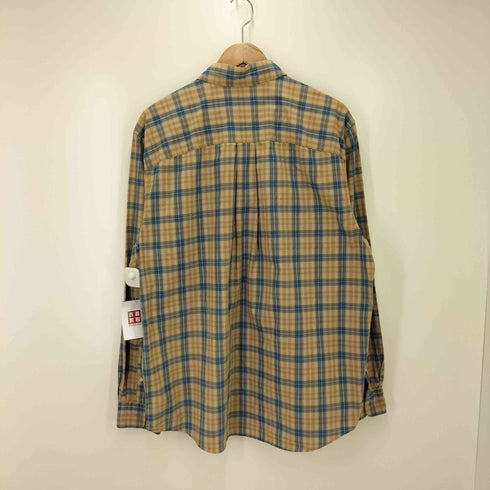 エディーバウアー Eddie Bauer 長袖 チェック シャツ メンズ import:L