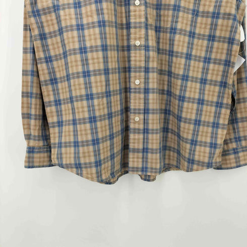 エディーバウアー Eddie Bauer 長袖 チェック シャツ メンズ import:L