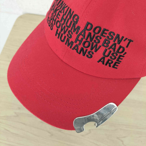 ジョンローレンスサリバン JOHN LAWRENCE SULLIVAN EMBROIDERED CAP WITH BOTTLE OPENER メンズ OS