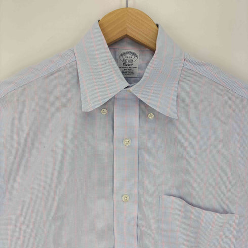 ブルックスブラザーズ 346 BROOKS BROTHERS チェック柄 CLASSIC ワーク シャツ メンズ 15 2/1