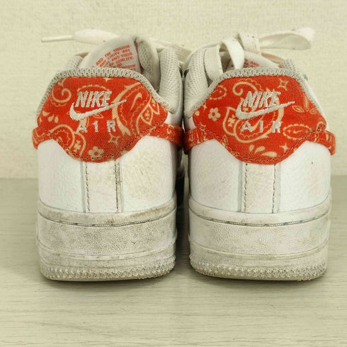 ナイキ NIKE Air Force 1 Low '07 Essential Orange Paisley レディース JPN:22.5