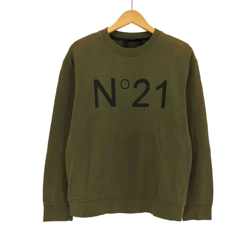 ヌメロヴェントゥーノ N°21 フロントビッグロゴプリント クルーネックスウェット メンズ import:S