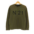 ヌメロヴェントゥーノ N°21 フロントビッグロゴプリント クルーネックスウェット メンズ import:S