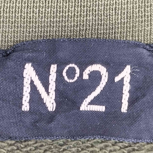 ヌメロヴェントゥーノ N°21 フロントビッグロゴプリント クルーネックスウェット メンズ import:S