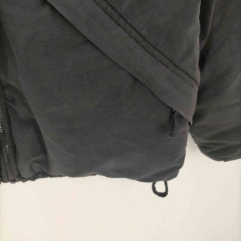 アルマーニジーンズ ARMANI JEANS 00S SIMIN T SPA ラバーロゴ フリース リバーシブル ジップアップ ジャケット ブルゾン メンズ I:54