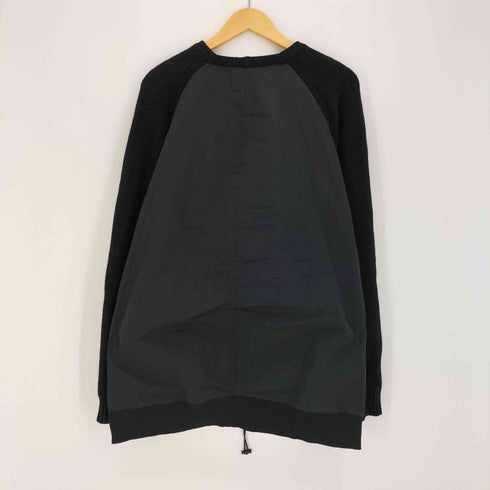 ヌメロヴェントゥーノ N°21 ニットドッキング シェル プルオーバー 裾ドローコード メンズ 50