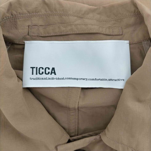 ティッカ TICCA 26SS ナイロン ステンカラー コート レディース FREE