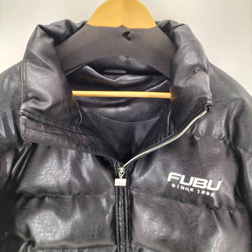フブ FUBU ECO LEATHER PUFFER JACKET メンズ