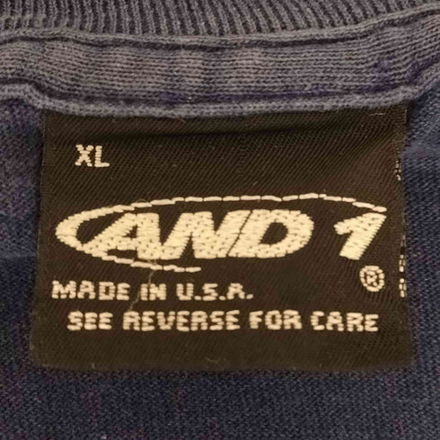 AND1 USA製 ロゴプリントタンクトップ メンズ import:XL