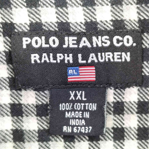 ポロジーンズカンパニーラルフローレン POLO JEANS COMPANY RALPH LAUREN L/S コットンチェックシャツ メンズ JPN:XXL