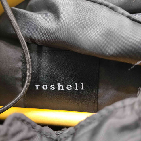 ロシェル roshell フーデット ダウン ジャケット 裾ドローコード メンズ JPN:M