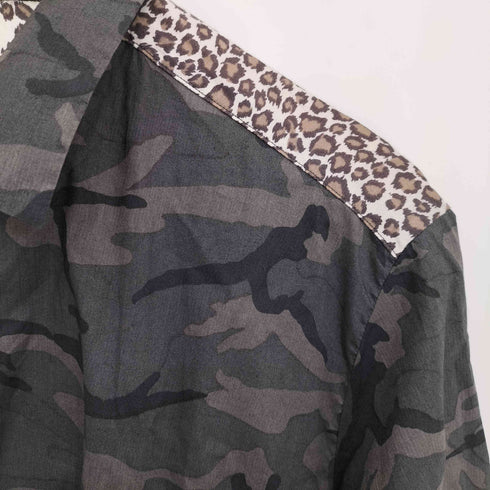 ユニフォームエクスペリメント uniform experiment LEOPARD RELAX FIT SHORTS(PYTHON PATCH) メンズ JPN:2