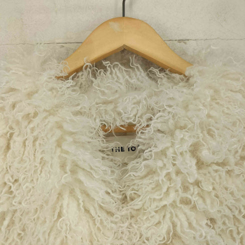 THE TOE white far coat ファーコート domestic レディース M