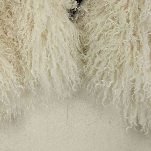 THE TOE white far coat ファーコート domestic レディース M