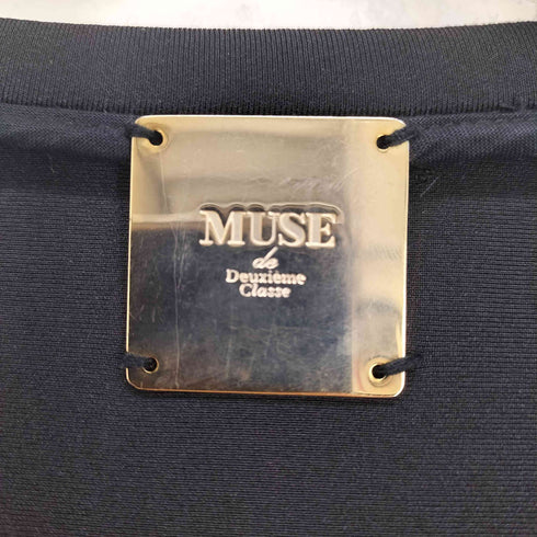 ミューズデドゥーズィエムクラス MUSE de Deuxieme Classe サイドジップデザイン 7分丈 カットソー レディース