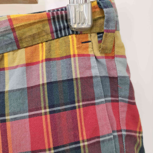 ポロバイラルフローレン Polo by RALPH LAUREN 90s-00s インドマドラスチェック ハーフパンツ メンズ US:32-33