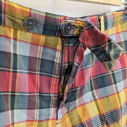 ポロバイラルフローレン Polo by RALPH LAUREN 90s-00s インドマドラスチェック ハーフパンツ メンズ US:32-33
