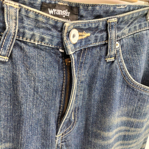 ラングラー Wrangler ブーツカット ウォッシュドデニムパンツ メンズ 31