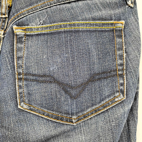 ディーゼル DIESEL ジップフライ ストレート スキニー デニムパンツ メンズ w31 l32