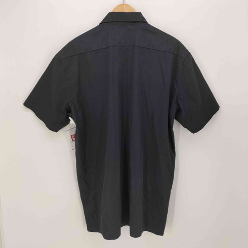 ディッキーズ Dickies 裾 ロゴ S/S ワーク シャツ メンズ import:L