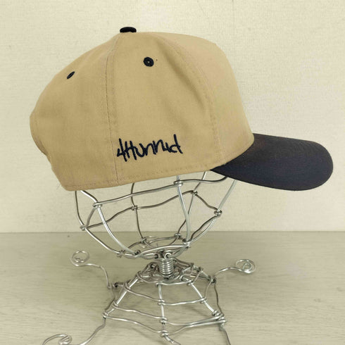 4HUNNID フロント刺繍5パネルキャップ メンズ
