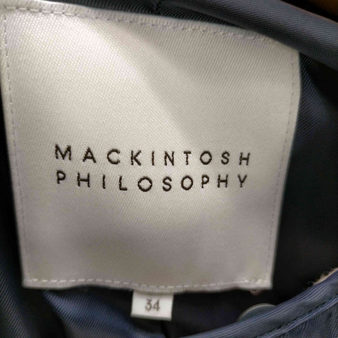 マッキントッシュフィロソフィー MACKINTOSH PHILOSOPHY ライナー付き ベルト トレンチ ロング コート レディース 34