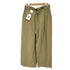 トミーヒルフィガー TOMMY HILFIGER ベルト付き 1タック ワイドスラックス レディース EUR:36