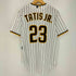 ナイキ NIKE PADRES PINSTRIPE HOME JERSEY メンズ import:S