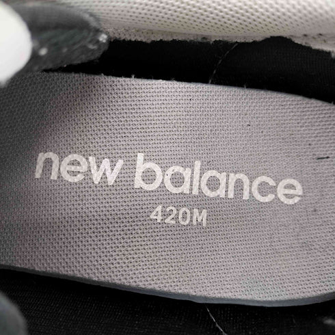 ニューバランス NEW BALANCE UL420M BLACK ローカットスニーカー レディース JPN:24