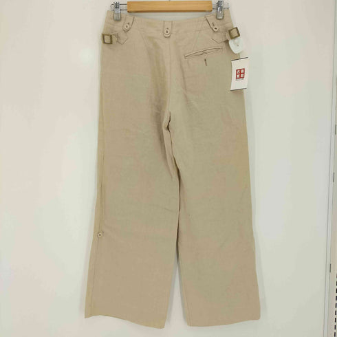 ゲンテン genten リネン100 ワイドパンツ レディース JPN:38
