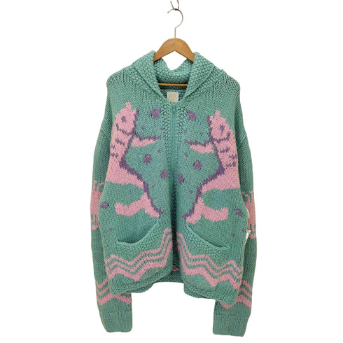 アナスイ ANNA SUI SEASHORE INTARSIA CARDIGAN レディース M/L