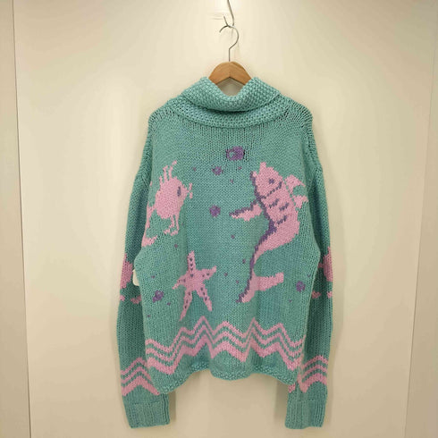 アナスイ ANNA SUI SEASHORE INTARSIA CARDIGAN レディース M/L