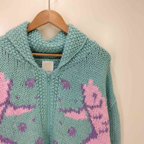 アナスイ ANNA SUI SEASHORE INTARSIA CARDIGAN レディース M/L