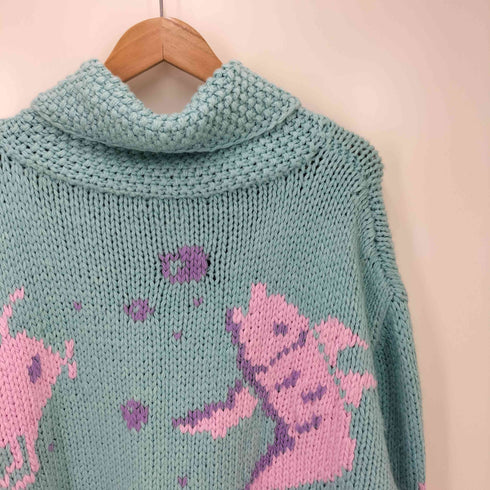 アナスイ ANNA SUI SEASHORE INTARSIA CARDIGAN レディース M/L