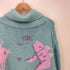 アナスイ ANNA SUI SEASHORE INTARSIA CARDIGAN レディース M/L