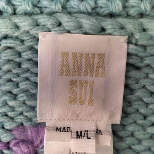 アナスイ ANNA SUI SEASHORE INTARSIA CARDIGAN レディース M/L