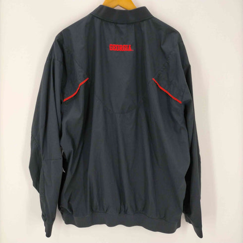 ナイキ NIKE 90S TEAM タグ CLIMA FIT GEORGIA バックロゴ 刺繍 3/4ジップ ビステ メンズ import:XL