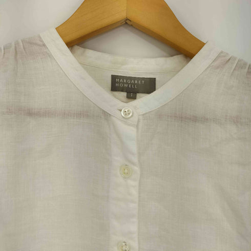 マーガレットハウエル MARGARET HOWELL 七分丈 リネンシャツブラウス レディース 1