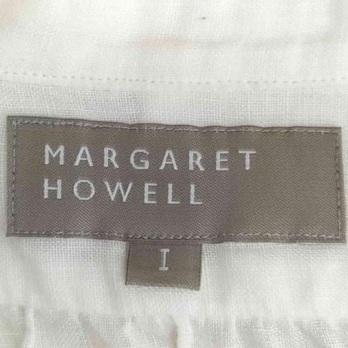 マーガレットハウエル MARGARET HOWELL 七分丈 リネンシャツブラウス レディース 1