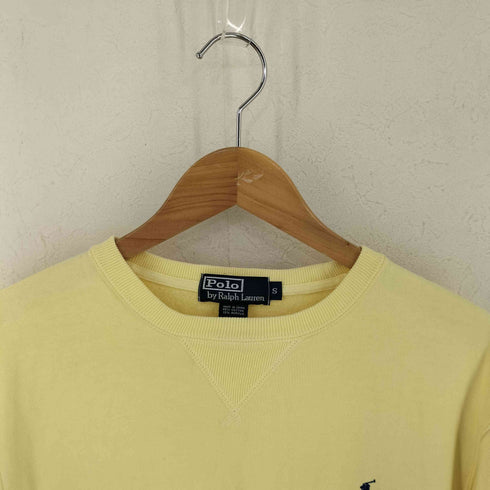 ポロバイラルフローレン Polo by RALPH LAUREN 90-00S 前V ワンポイントロゴ刺繍スウェット メンズ S