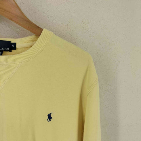 ポロバイラルフローレン Polo by RALPH LAUREN 90-00S 前V ワンポイントロゴ刺繍スウェット メンズ S