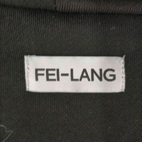 FEI-LANG Line Zip-up Hoodie ライン ジップアップ フーディーパーカー ダブルジップ メンズ JPN:M