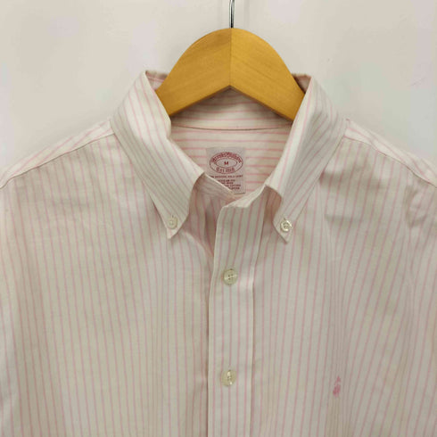 ブルックスブラザーズ BROOKS BROTHERS REGULAR FIT ストライプ ボタンダウン L/S シャツ メンズ import:M