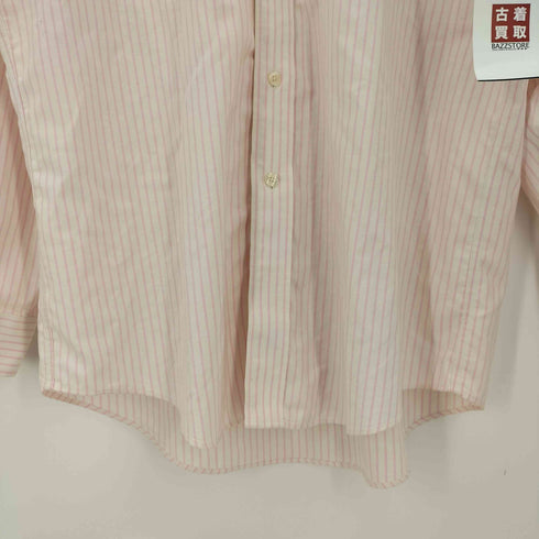 ブルックスブラザーズ BROOKS BROTHERS REGULAR FIT ストライプ ボタンダウン L/S シャツ メンズ import:M