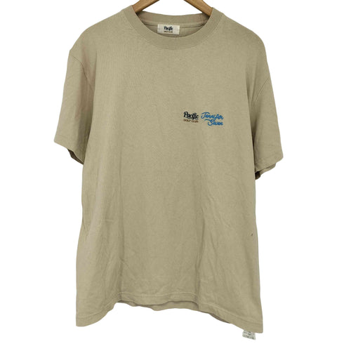 pacific golf club ロゴ刺繍 クルーネック ショートスリーブ Tシャツ メンズ