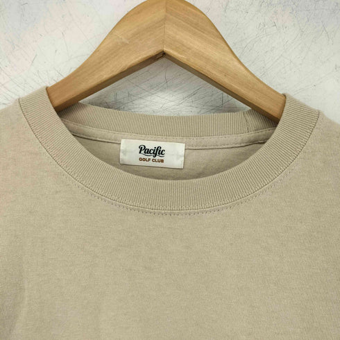 pacific golf club ロゴ刺繍 クルーネック ショートスリーブ Tシャツ メンズ