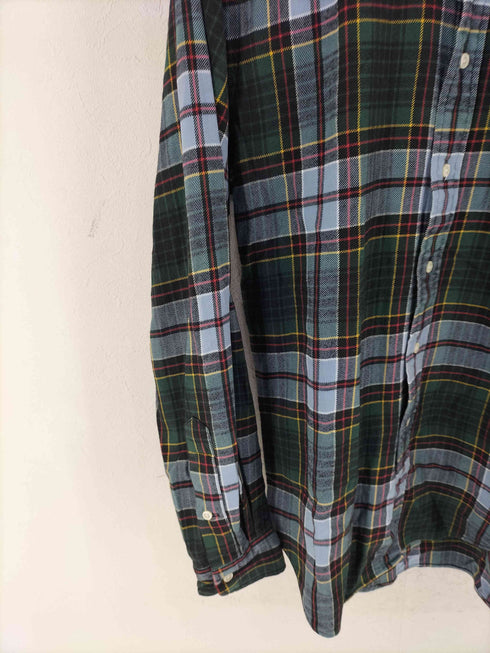 ラルフローレン RALPH LAUREN 90S インド製 CLASSIC FIT ボタンダウンチェックシャツ メンズ XS