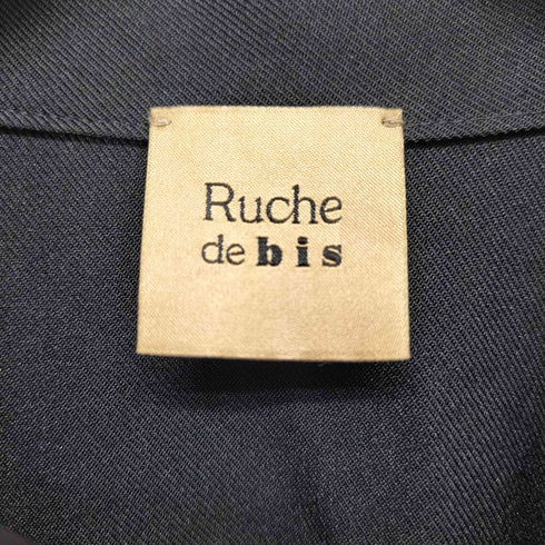 Ruche de bis プリーツスカートワンピース domestic レディース