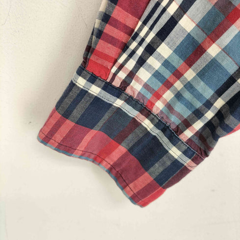 ラルフローレン RALPH LAUREN ポニー刺繍 CUSTOM FIT チェック柄 長袖 ボタンダウンシャツ メンズ import:S