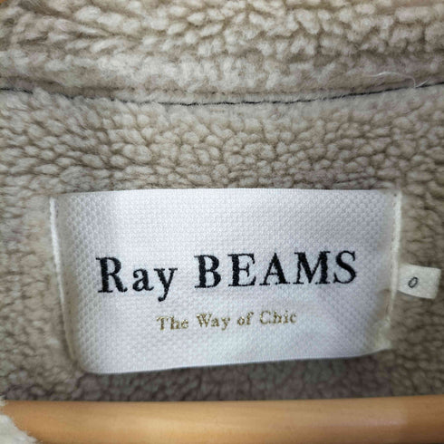 レイビームス Ray BEAMS フェイクムートン ボマー ブルゾン レディース 0